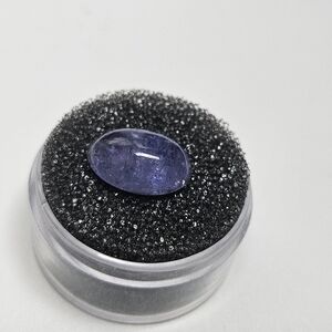 Natural Rare Oval Cut Cabochon Tanzanite 5.10tcw